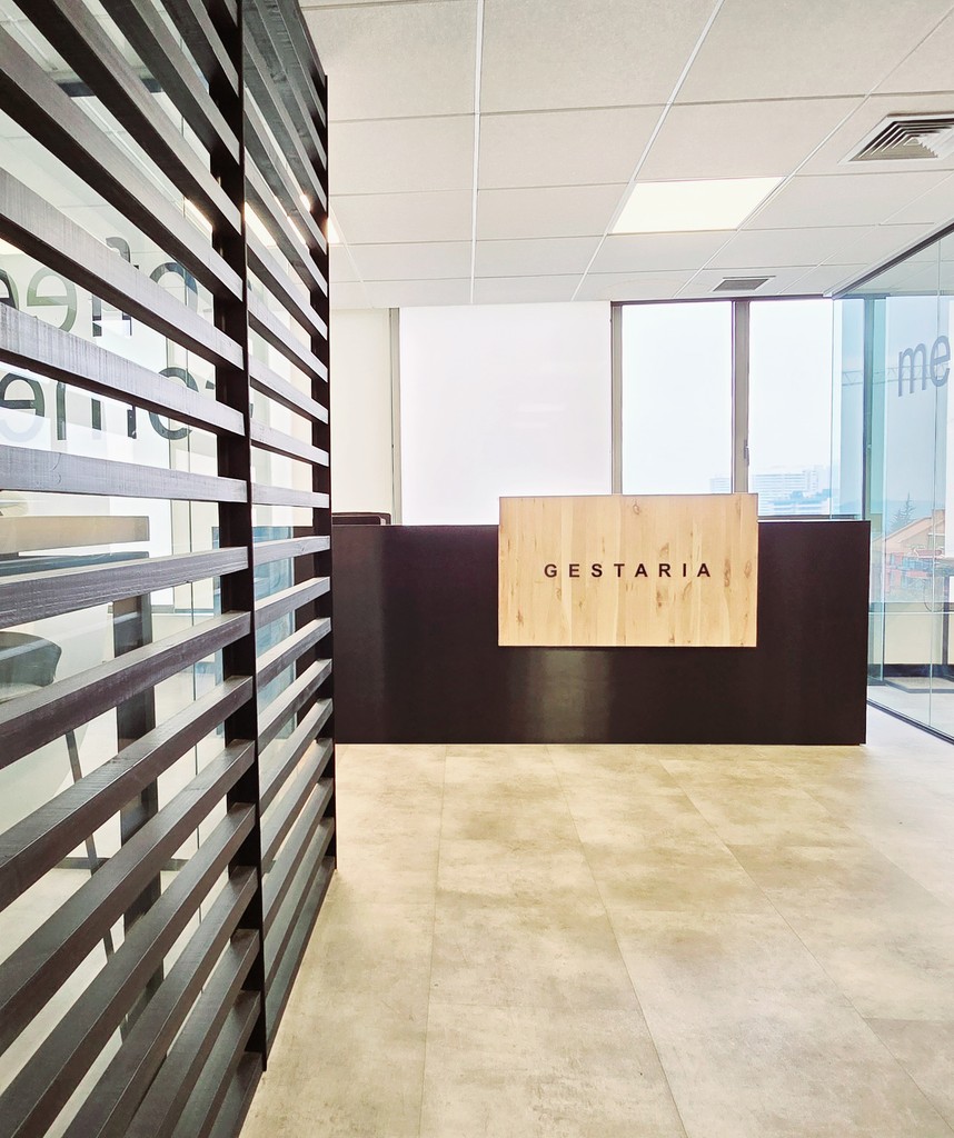 Entrada principal de la oficina de Gestaria